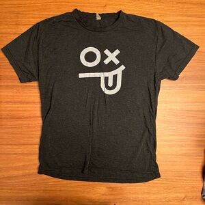 Graphic Black T-Shirt with White Design